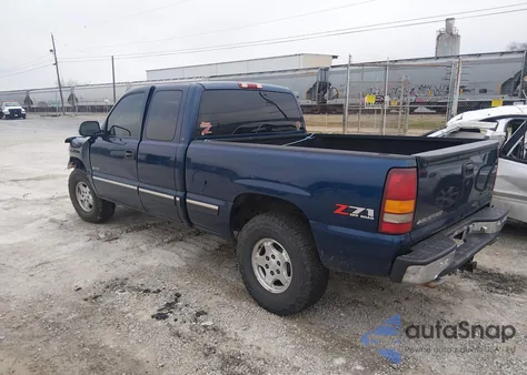 2001 Chevrolet Silverado 1500 Ls из США, поврежденный, VIN 1GCEK19T61E151979